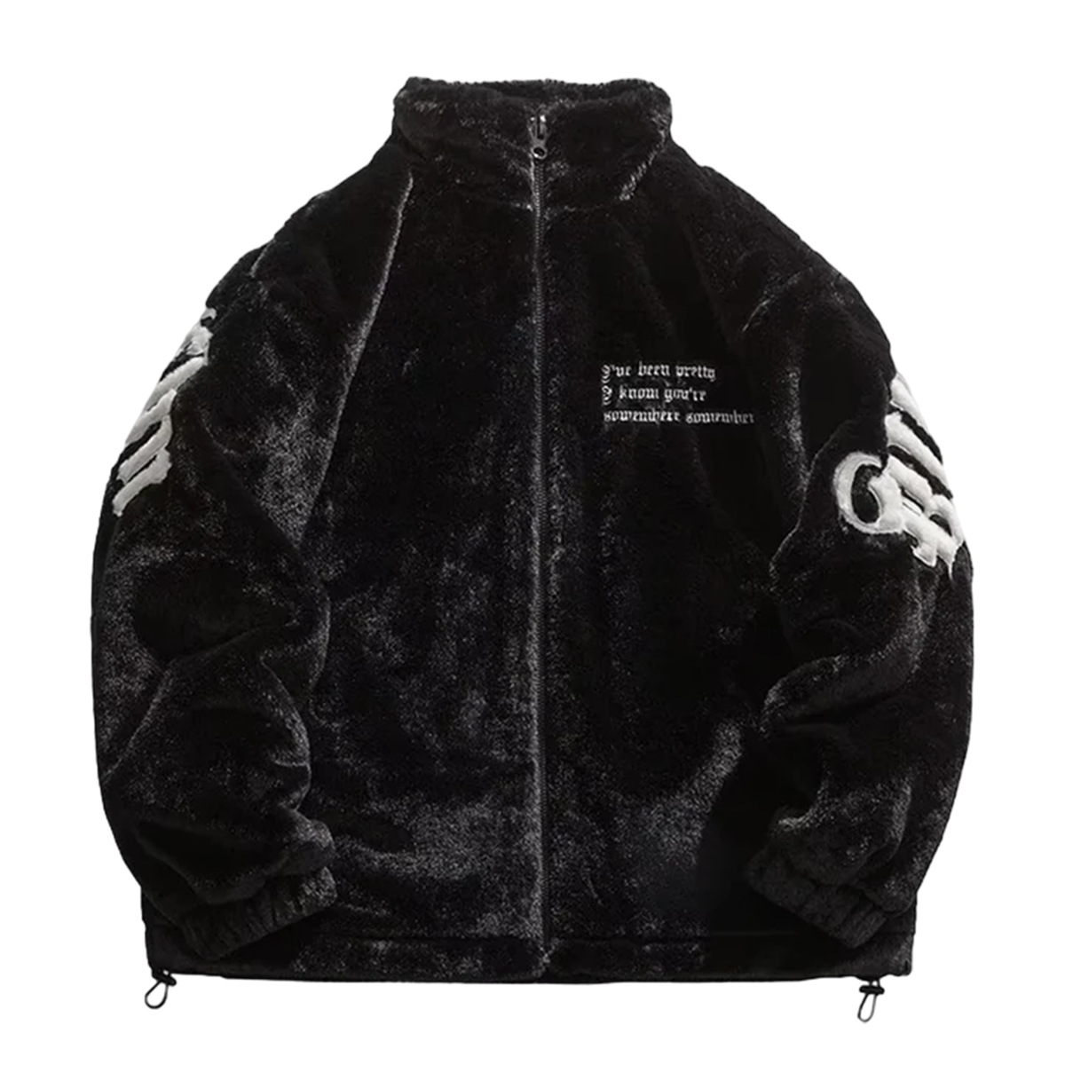 DAMNED CULT GOTHIC SHERPA JACKET - Damned Cult