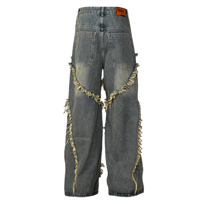 DAMNED CULT X PATCH JEANS - Damned Cult