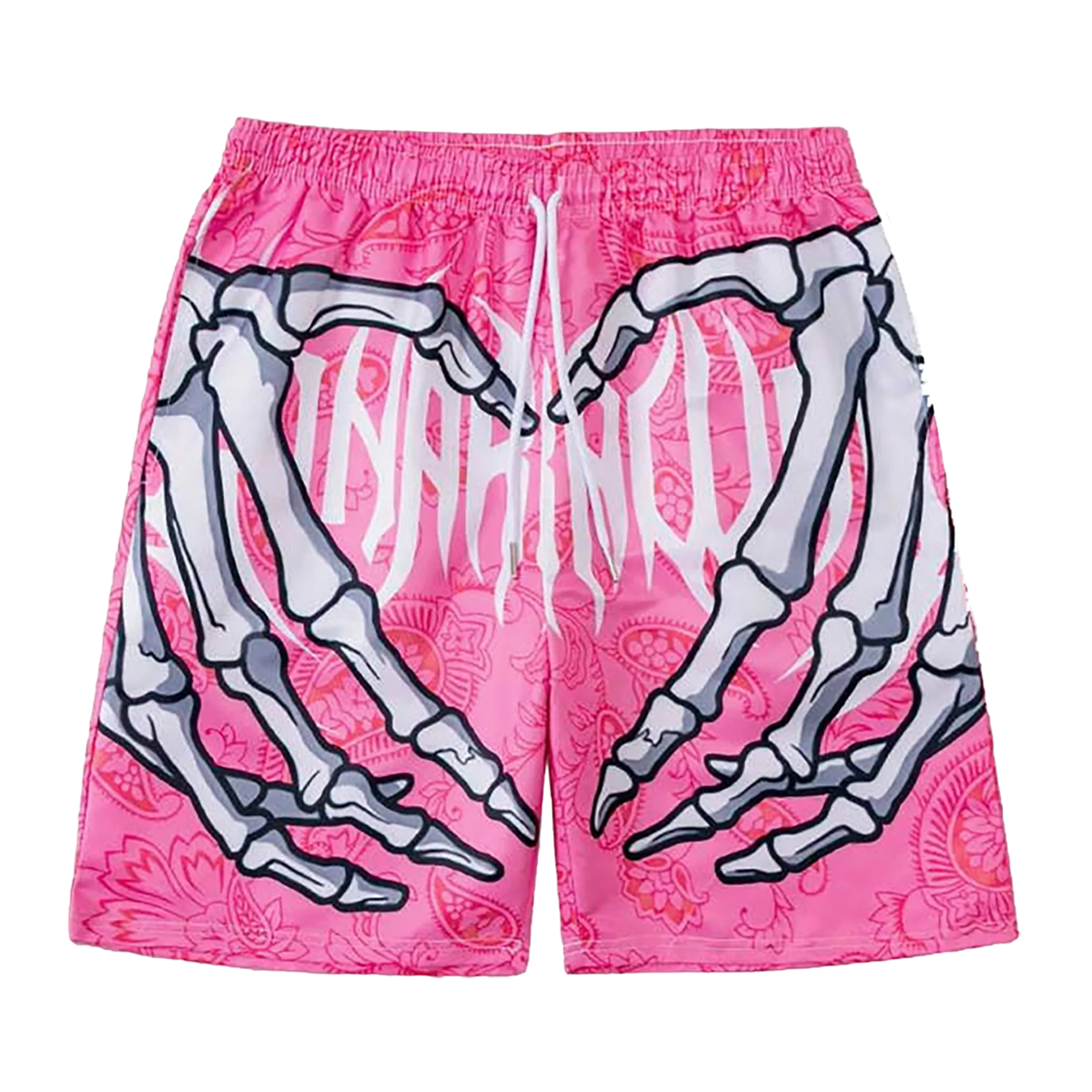 DAMNED CULT SKULL HANDS SHORTS