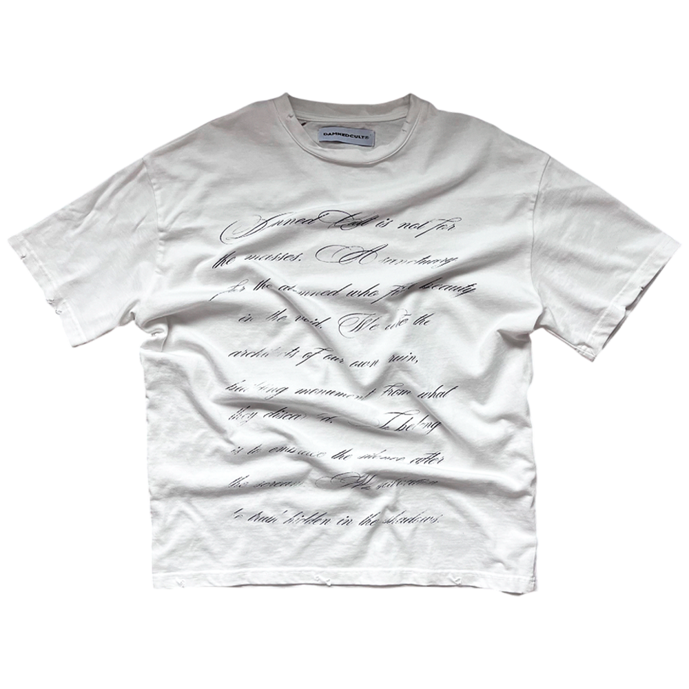 CURSED LETTERS TEE