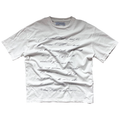 CURSED LETTERS TEE