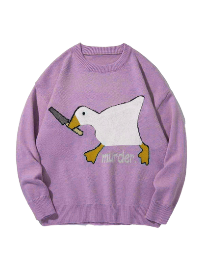 DAMNED CULT MURDER DUCK SWEATSHIRT - Damned Cult