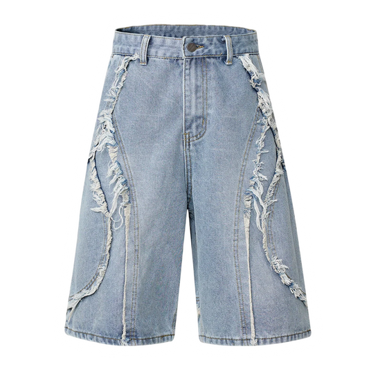 DAMNED CULT PATCHED JORTS - Damned Cult