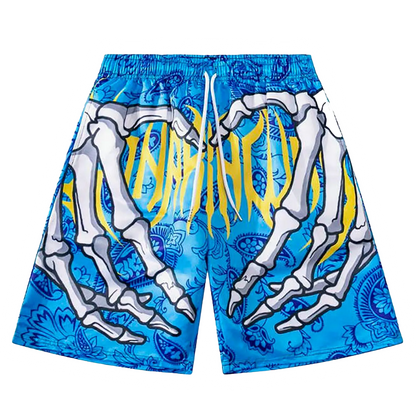 DAMNED CULT SKULL HANDS SHORTS - Damned Cult