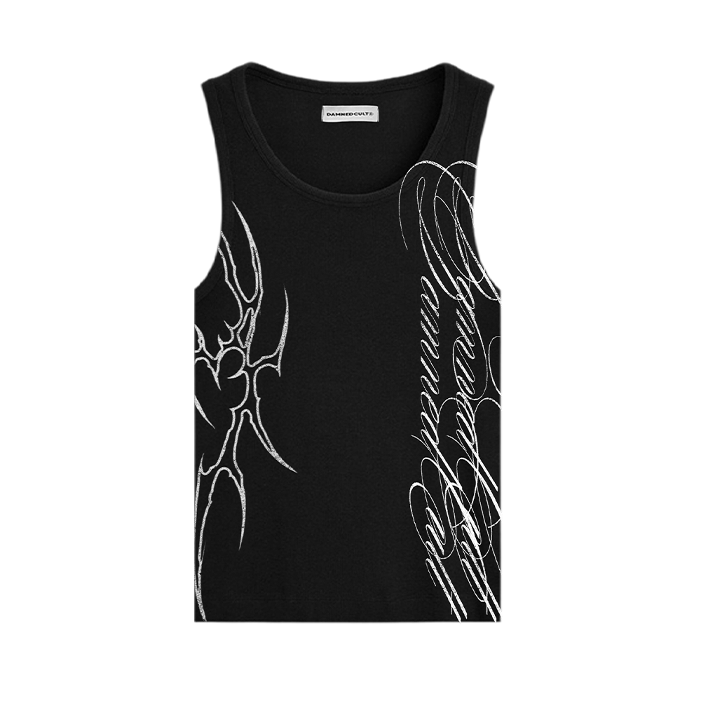 OSCURO TANK TOP BLACK