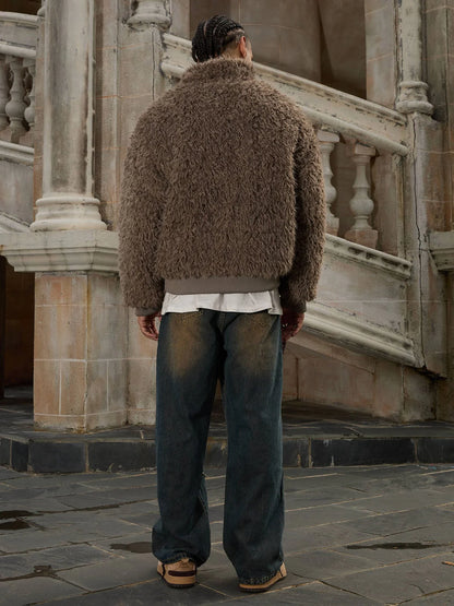 DAMNED CULT FAUX FUR JACKET - Damned Cult