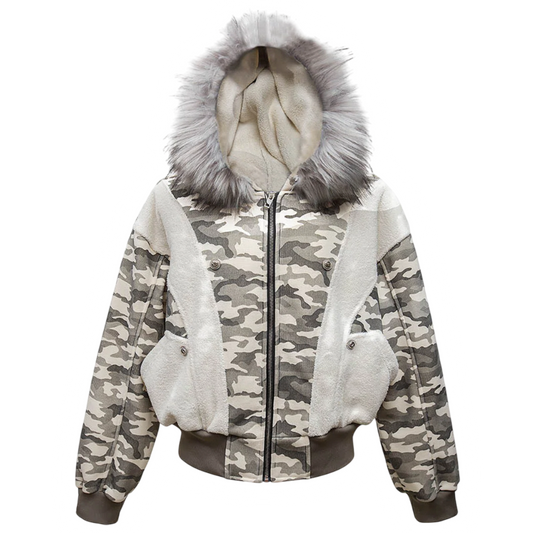 DAMNED CULT CAMOUFLAGE SPLICED JACKET - Damned Cult