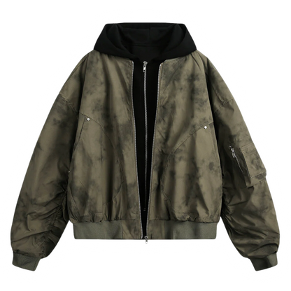 DAMNED CULT PATCHWORK BOMBER JACKET - Damned Cult
