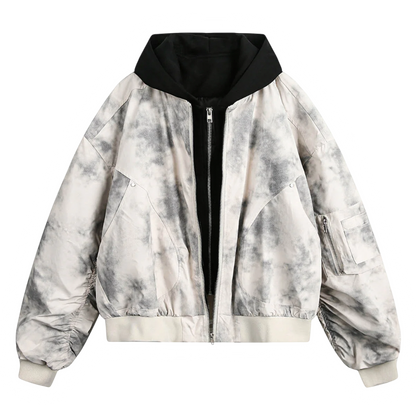 DAMNED CULT PATCHWORK BOMBER JACKET - Damned Cult