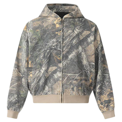 DAMNED CULT WOOD CAMOUFLAGE JACKET - Damned Cult