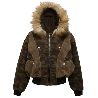 DAMNED CULT CAMOUFLAGE SPLICED JACKET - Damned Cult