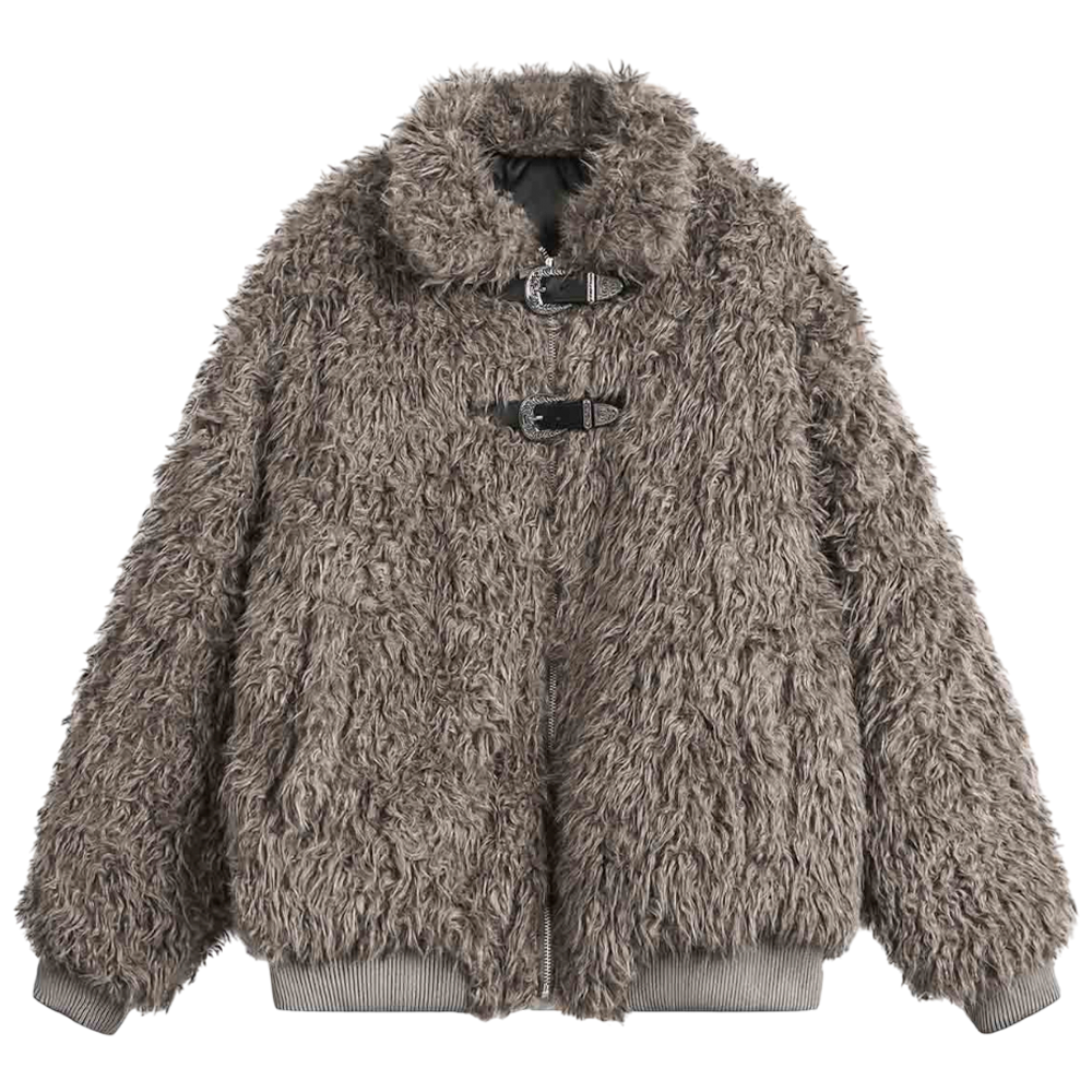 DAMNED CULT FAUX FUR JACKET