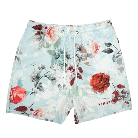 DAMNED CULT RED ROSE SHORTS - Damned Cult