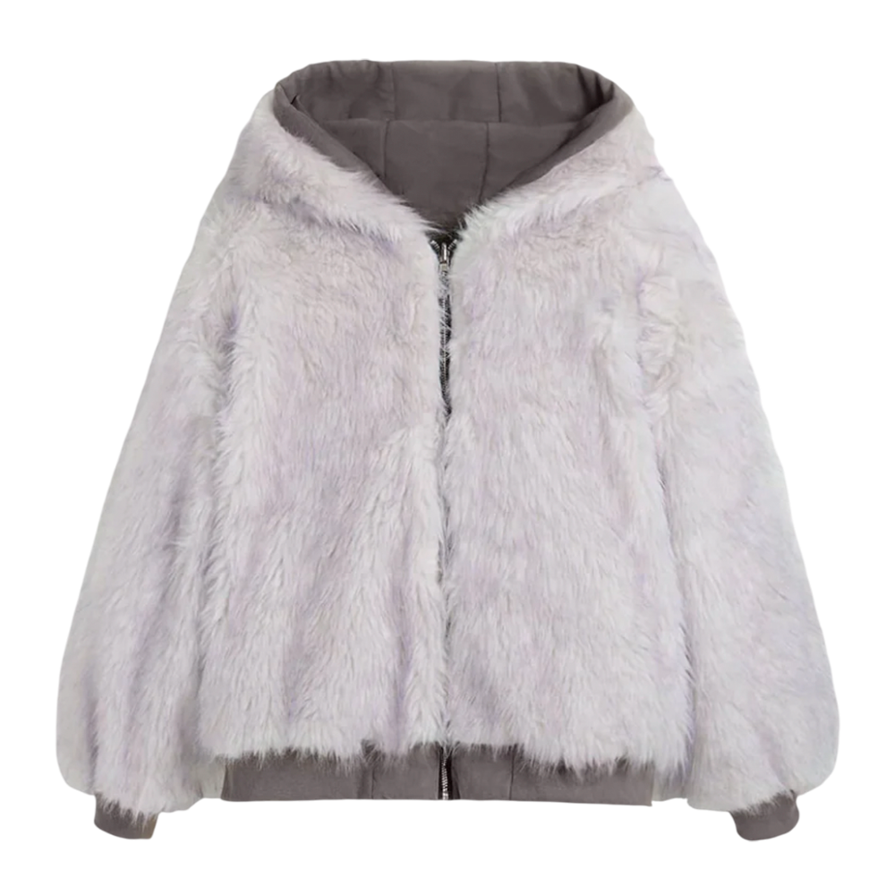 DAMNED CULT REVERSIBLE FUR JACKET