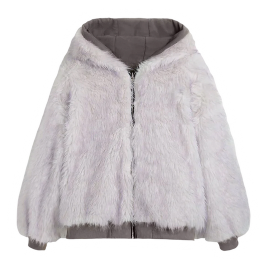 DAMNED CULT REVERSIBLE FUR JACKET