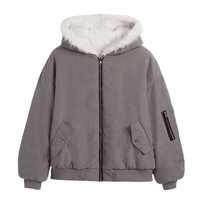 DAMNED CULT REVERSIBLE FUR JACKET