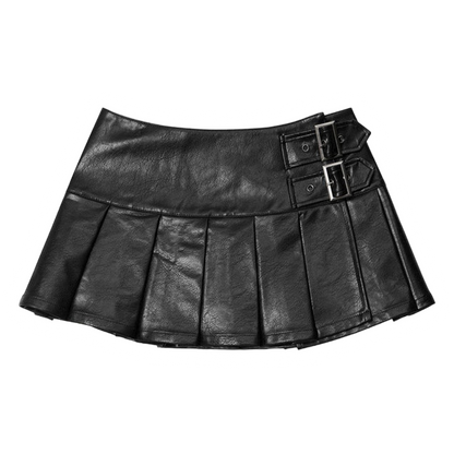 DAMNED CULT LEATHER SKIRT - Damned Cult