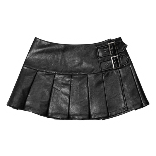 DAMNED CULT LEATHER SKIRT - Damned Cult
