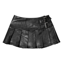 Görseli Galeri görüntüleyiciye yükleyin, DAMNED CULT LEATHER SKIRT
