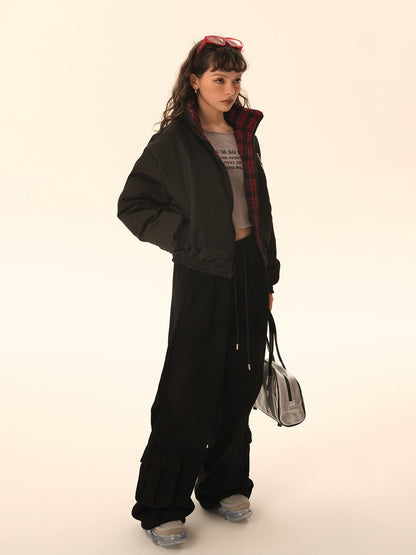 DAMNED CULT REVERSIBLE PLAID JACKET - Damned Cult