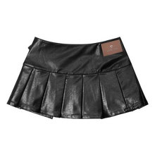 Görseli Galeri görüntüleyiciye yükleyin, DAMNED CULT LEATHER SKIRT
