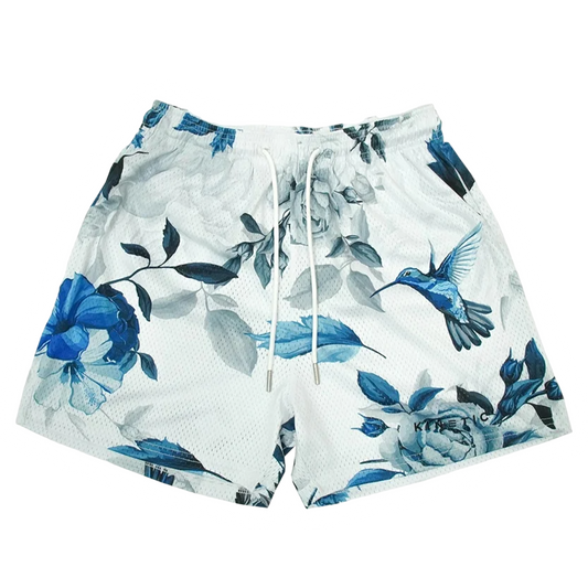 DAMNED CULT BLUE ROSE SHORTS