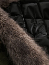 Görseli Galeri görüntüleyiciye yükleyin, DAMNED CULT DARK CAMOUFLAGE FUR HOODED JACKET
