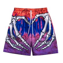 Görseli Galeri görüntüleyiciye yükleyin, DAMNED CULT SKULL HANDS SHORTS
