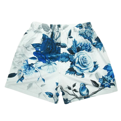 DAMNED CULT BLUE ROSE SHORTS - Damned Cult