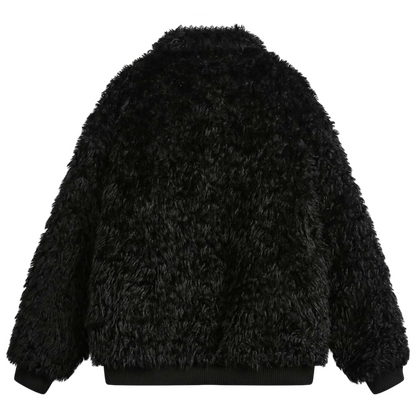 DAMNED CULT FAUX FUR JACKET - Damned Cult
