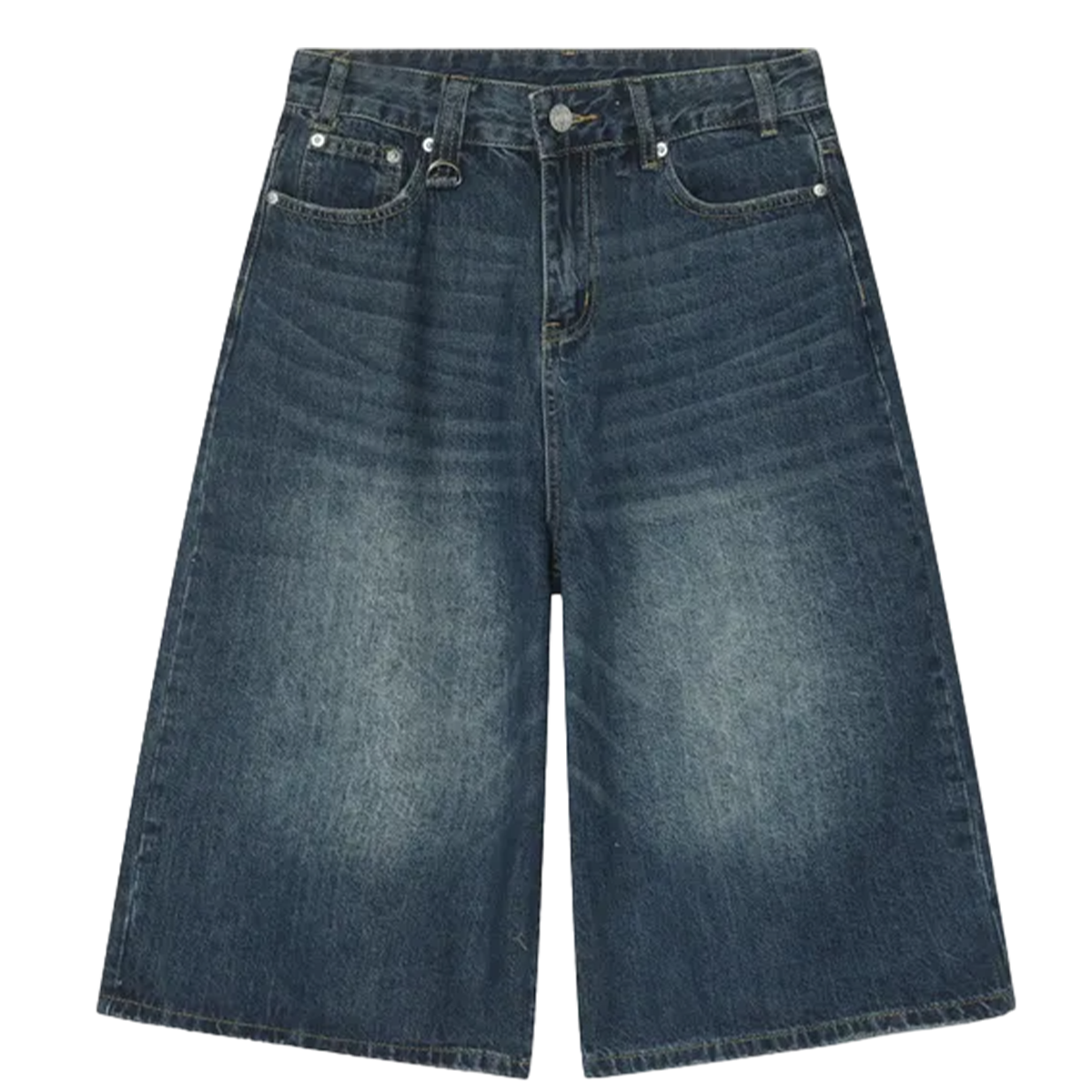 DAMNED CULT BLUE DENIM JORT