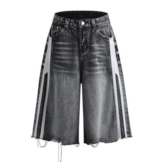 DAMNED CULT STRIPE JORTS - Damned Cult