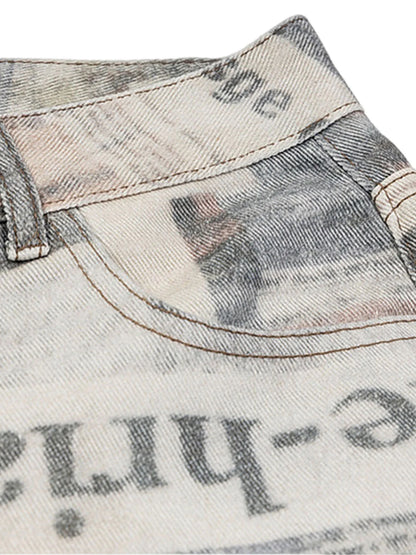 DAMNED CULT NEWSPAPER PANTS - Damned Cult