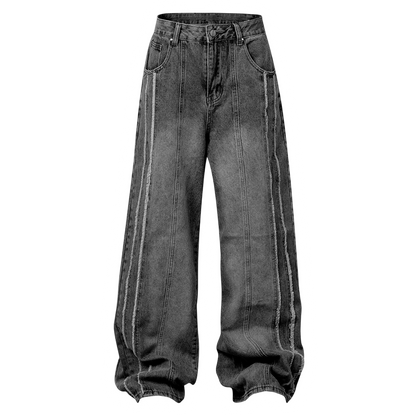 DAMNED CULT STRIPE PATCH JEANS - Damned Cult