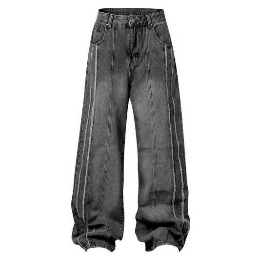 DAMNED CULT STRIPE PATCH JEANS - Damned Cult
