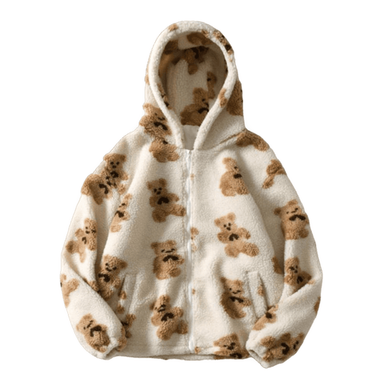 DAMNED CULT BEAR FUR HOODIE - Damned Cult