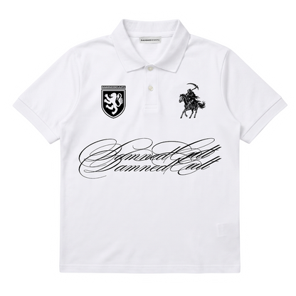 DAMNED POLO TEE WHITE