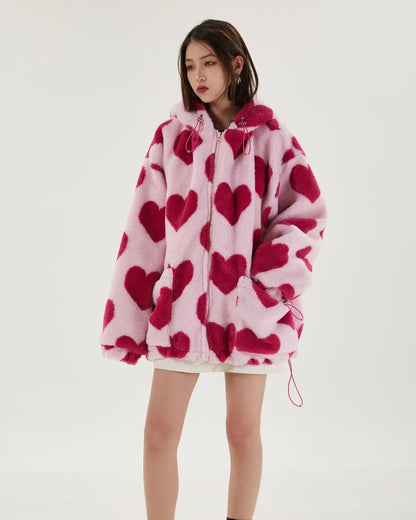 DAMNED CULT LOVE SHERPA JACKET - Damned Cult