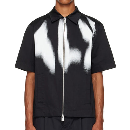 DAMNED CULT SPRAY LETTER SHIRT - Damned Cult