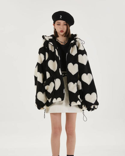 DAMNED CULT LOVE SHERPA JACKET - Damned Cult