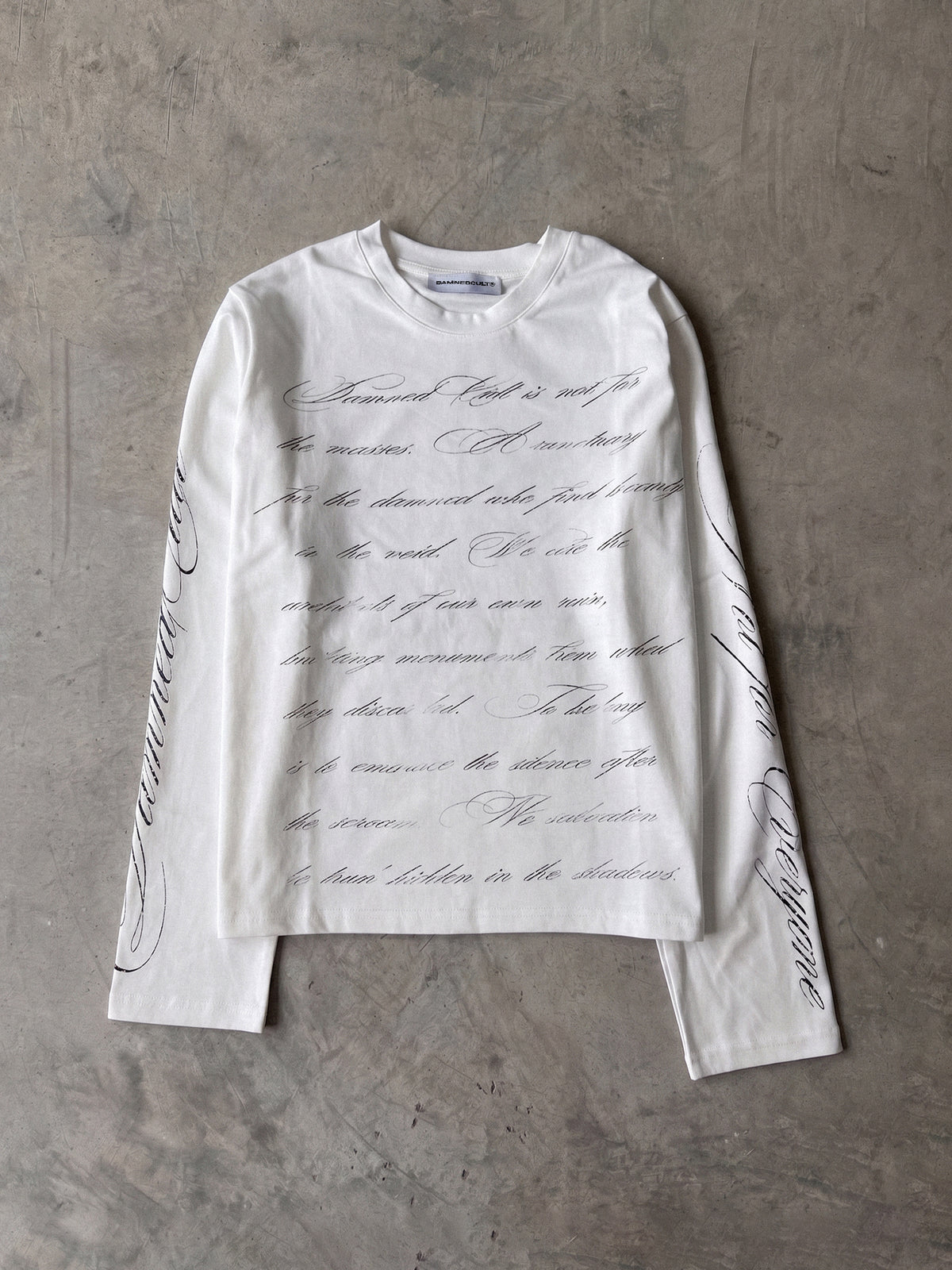 CURSED LETTERS LONGSLEEVE