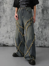 Görseli Galeri görüntüleyiciye yükleyin, DAMNED CULT X PATCH JEANS
