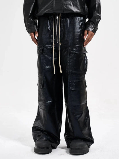 DAMNED CULT BLACK LEATHER PANTS - Damned Cult