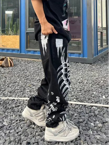 DAMNED CULT CATERPILLAR JEANS - Damned Cult