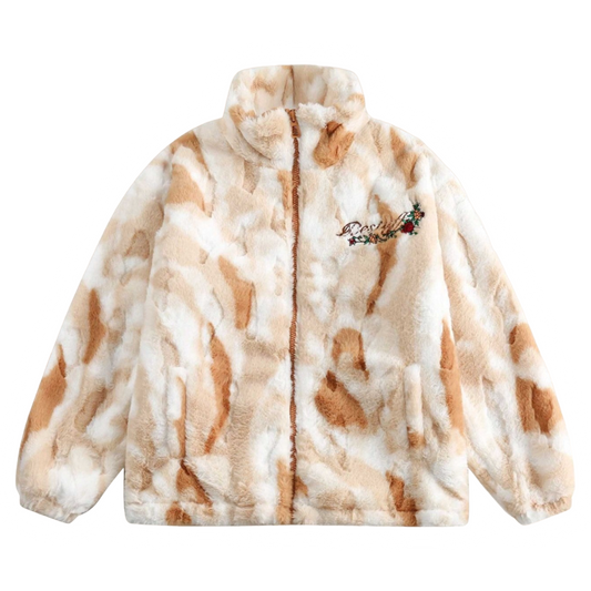 DAMNED CULT ORANGE SHERPA JACKET - Damned Cult