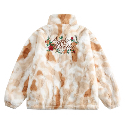 DAMNED CULT ORANGE SHERPA JACKET - Damned Cult