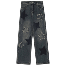 Görseli Galeri görüntüleyiciye yükleyin, DAMNED CULT PENTAGRAM STAR JEANS
