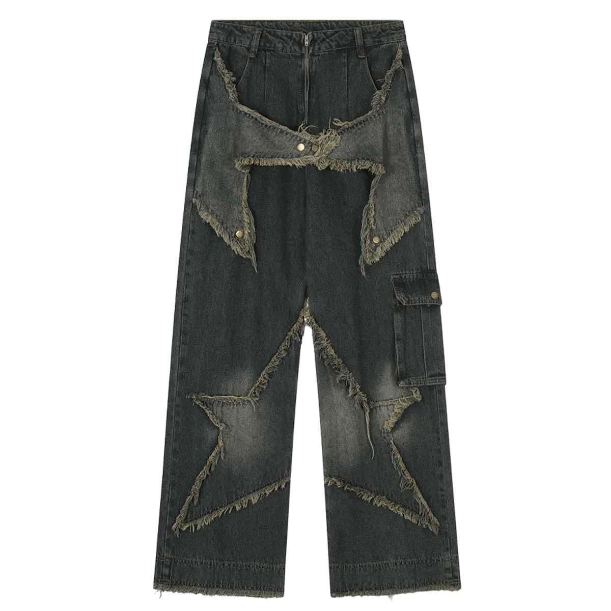 DAMNED CULT STAR PATCH PANT - Damned Cult