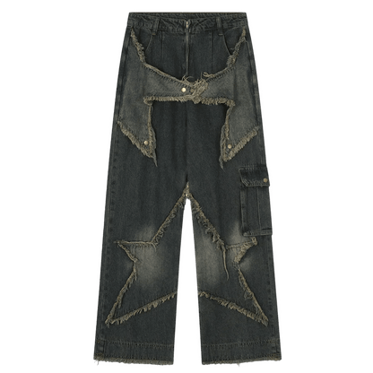DAMNED CULT STAR PATCH PANT - Damned Cult