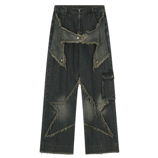 DAMNED CULT STAR PATCH PANT - Damned Cult